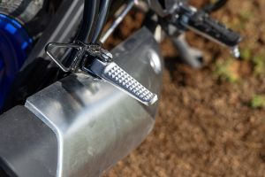 Foot Rest View of CB125 Hornet