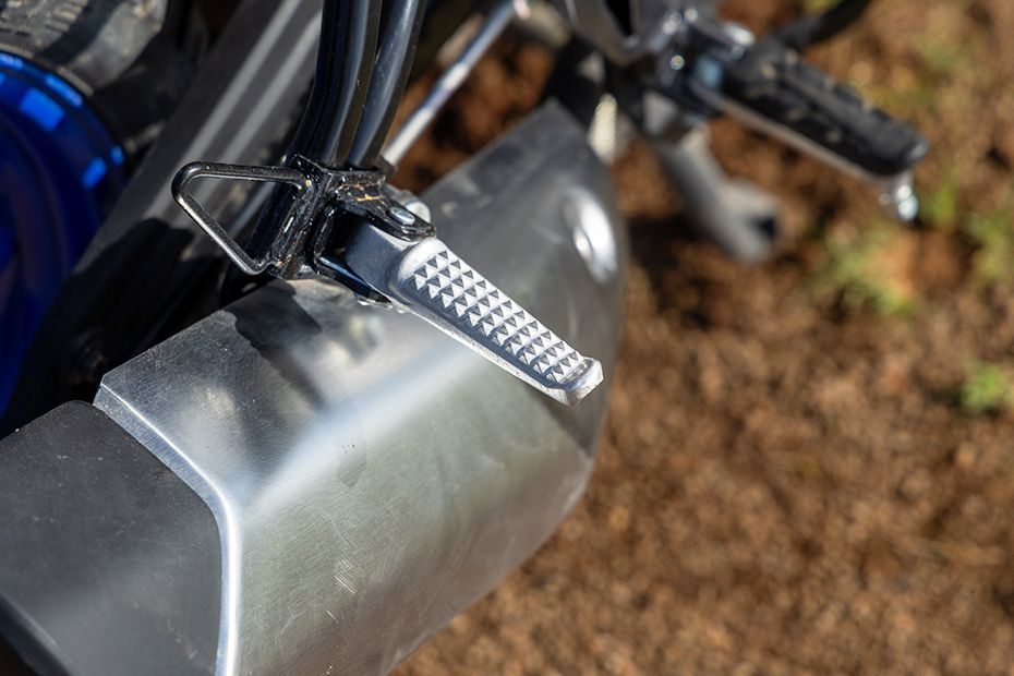 Foot Rest View of CB125 Hornet