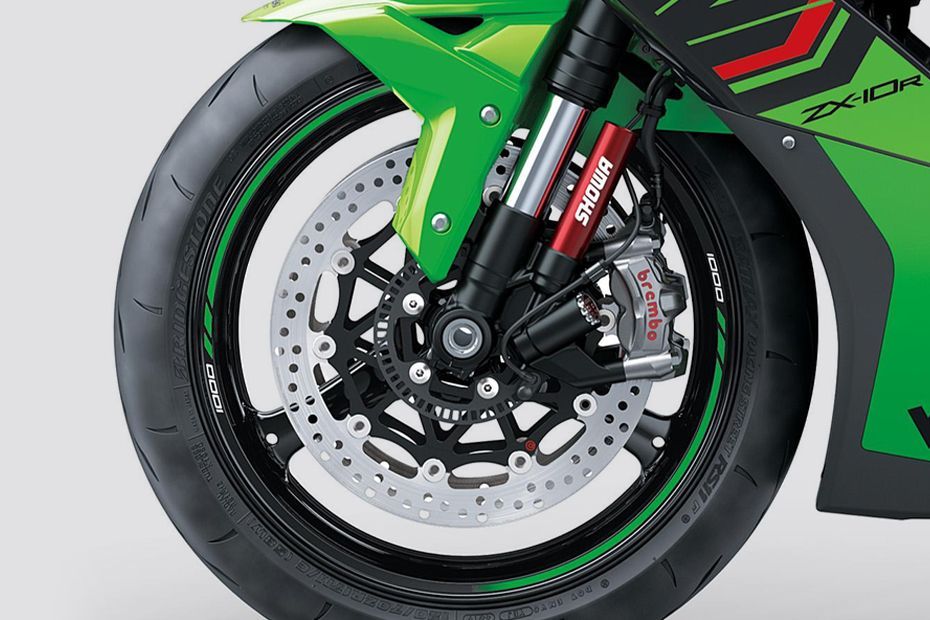 Front Brake View of Ninja ZX-10R