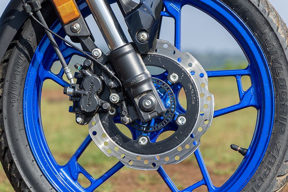 Front Brake View of CB125 Hornet