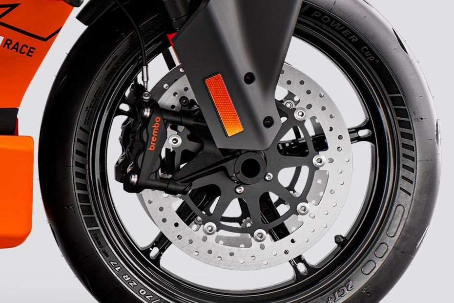 Front Brake View of 990 RC R