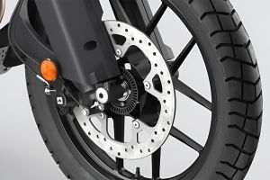 Front Brake View of 250 Adventure