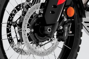 Front Brake View of Tuareg 660