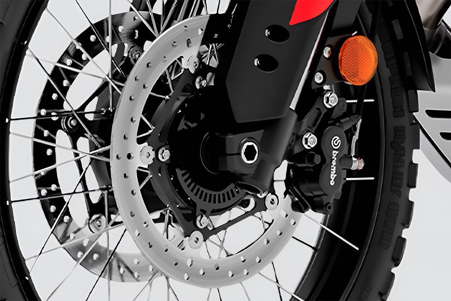 Front Brake View of Tuareg 660