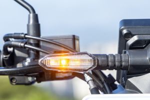 Front Indicator View of CB125 Hornet