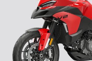 Front Suspension View of Multistrada V2