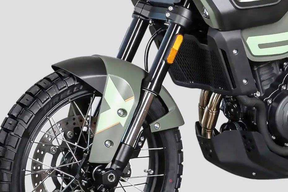 Front Suspension View of Crossfire 500 Storr