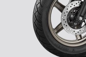 Front Tyre View of Burgman Street