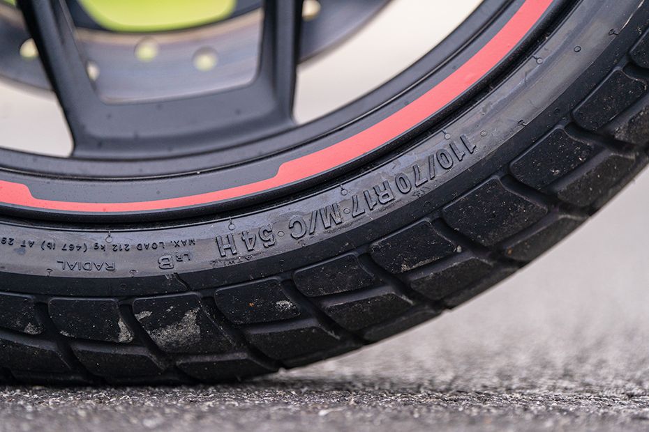 Front Tyre View of X47 Crossover