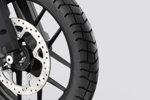 Front Tyre View of 250 Adventure
