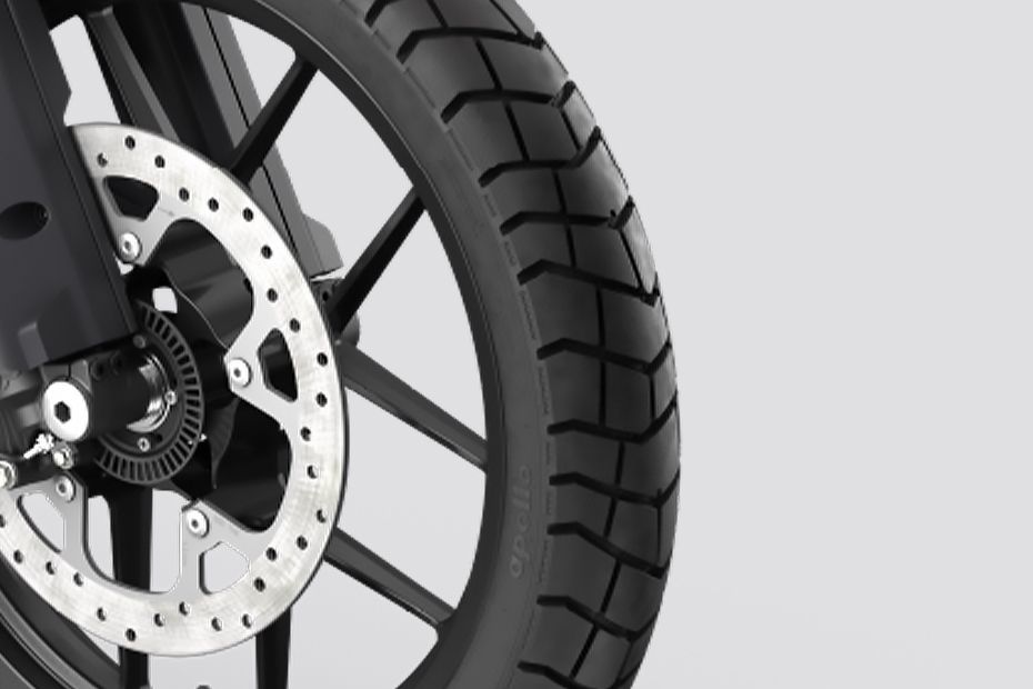 Front Tyre View of 250 Adventure