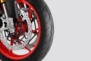 Front Tyre View of RS 660