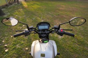 Handle Bar View of RV BlazeX