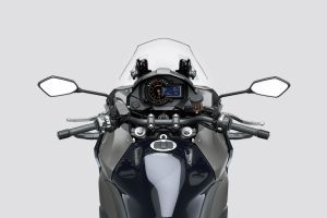 Handle Bar View of Versys 1100