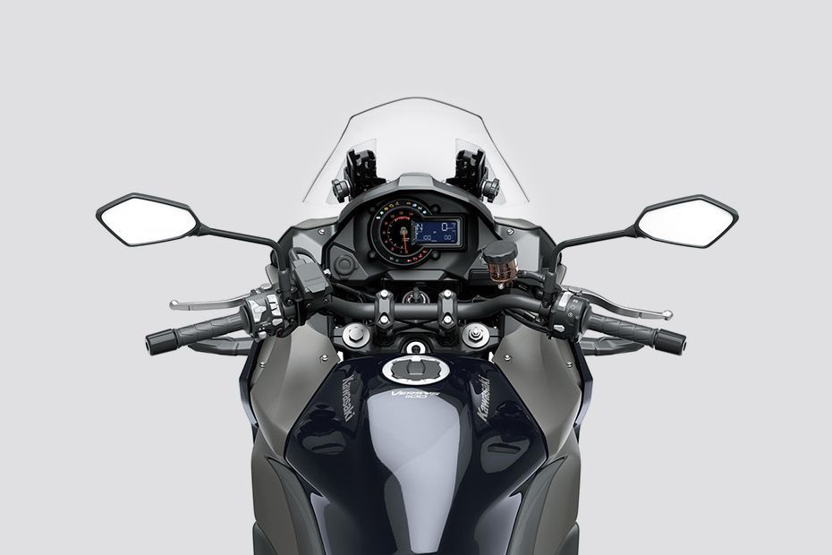 Handle Bar View of Versys 1100