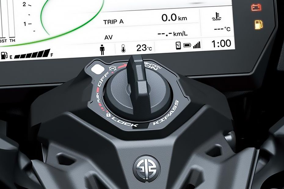 Ignition View of Ninja H2 SX