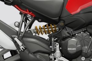 Rear Suspension View of Multistrada V2
