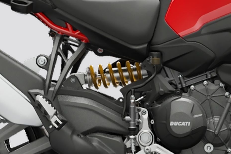 Rear Suspension View of Multistrada V2