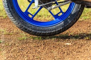 Rear Tyre View of CB125 Hornet