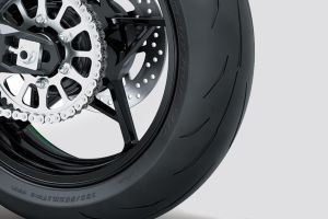 Rear Tyre View of Z900