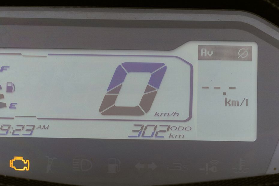 Speedometer of Xoom 160
