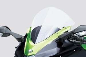 Windshield View of Ninja H2 SX