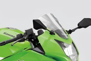 Windshield View of Ninja 125