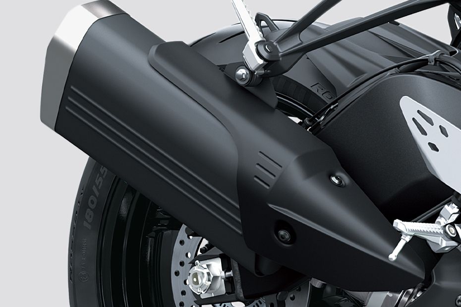 Exhaust View of Ninja ZX-6R