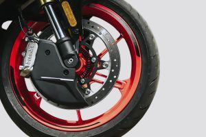 Front Brake View of 450SS