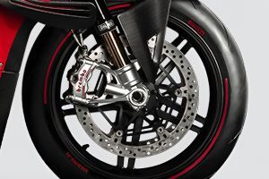 Front Brake View of Superleggera V4