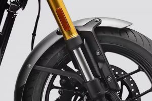 Front Mudguard & Suspension of Speed 400