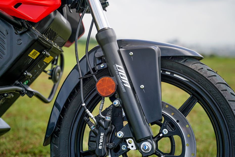 Front Mudguard & Suspension of Rorr EZ Sigma