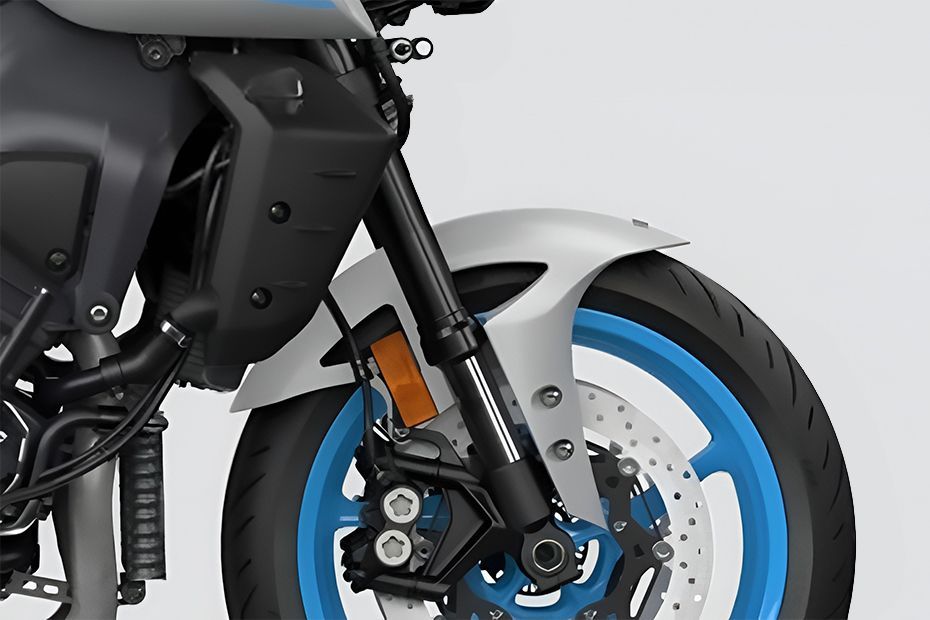 Front Suspension View of MT-10