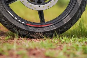 Front Tyre View of Rorr EZ Sigma