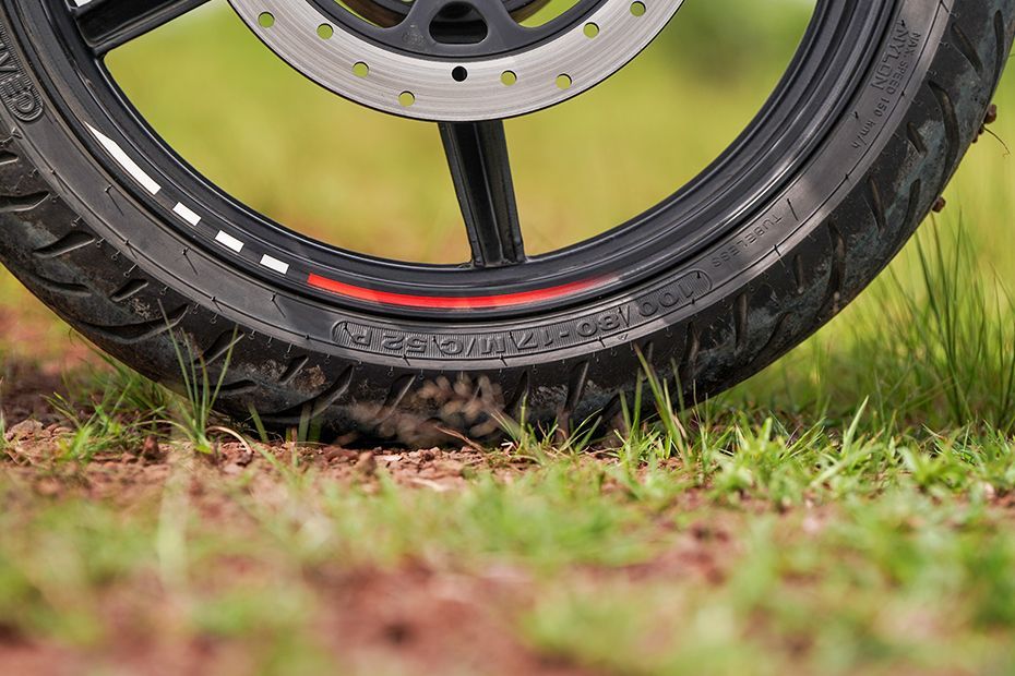 Front Tyre View of Rorr EZ Sigma
