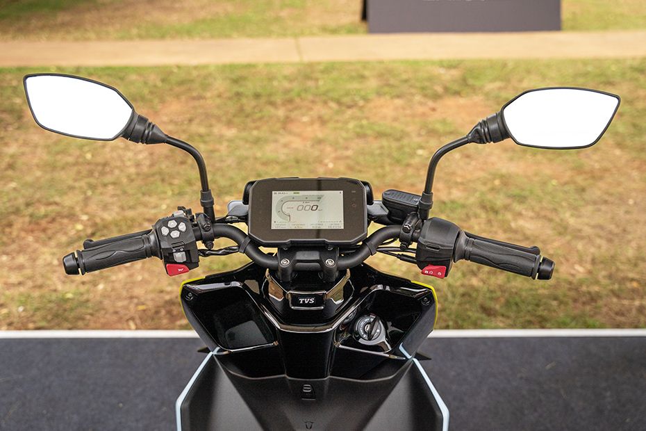 Handle Bar View of NTorq 150