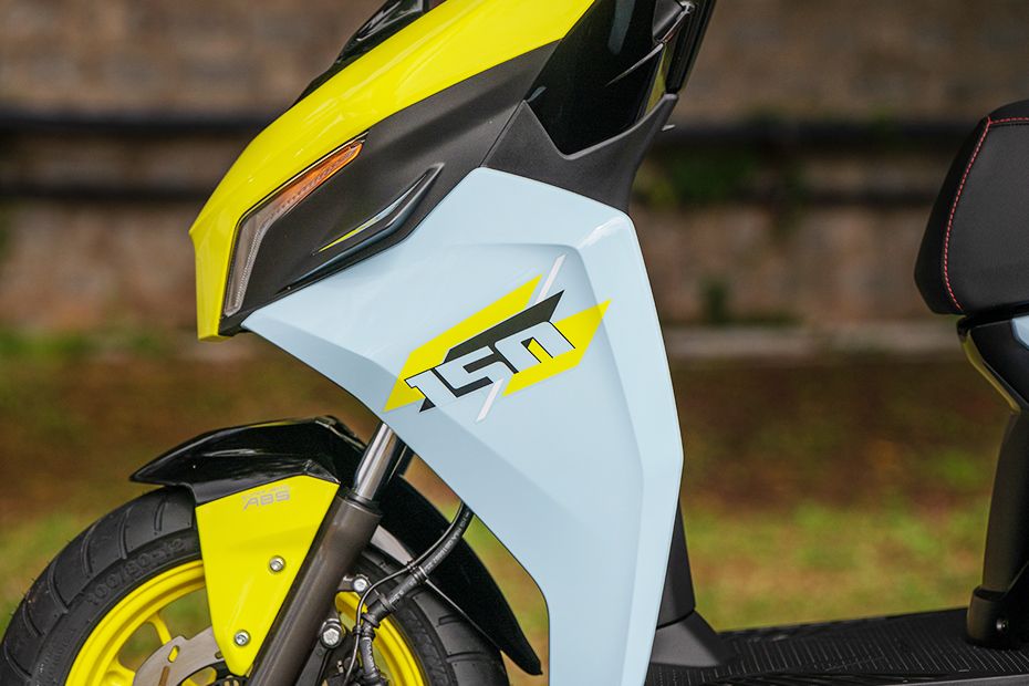 Leg Guard View of NTorq 150