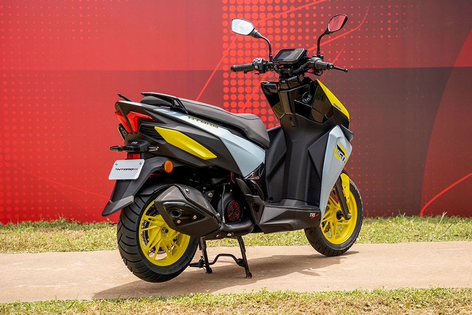 Rear Right View of NTorq 150