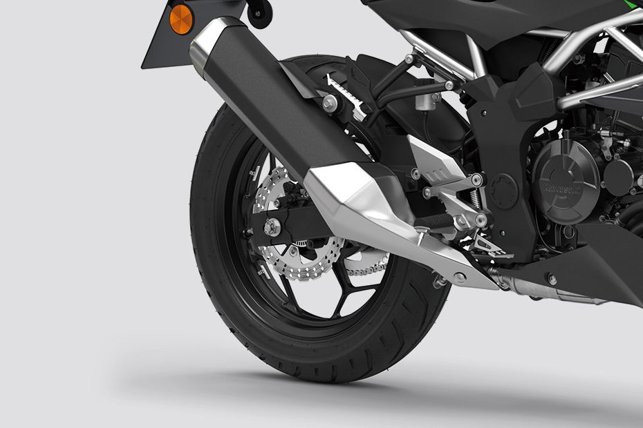 Rear Tyre View of Z125