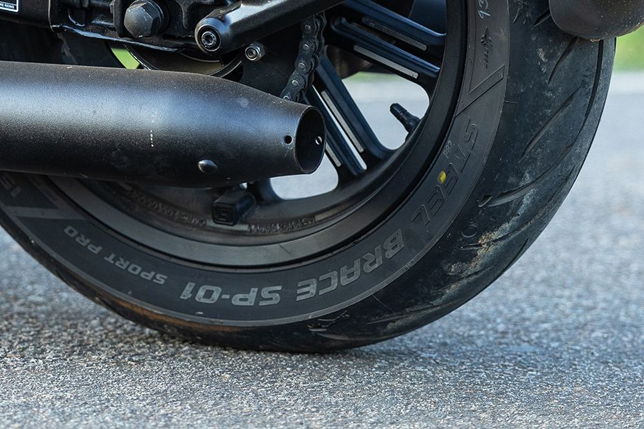 Rear Tyre View of Roadster