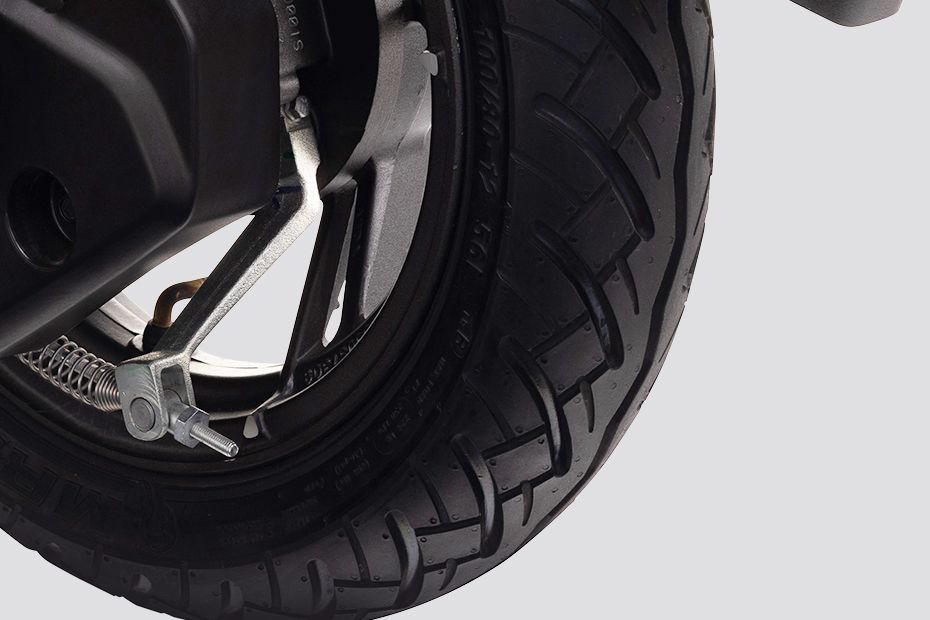 Rear Tyre View of VX2