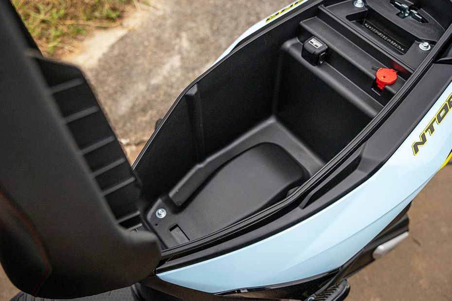 Seat Storage Side View of NTorq 150