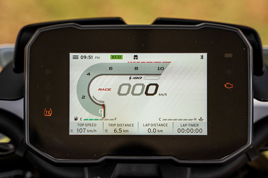 Speedometer of NTorq 150