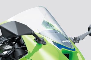 Windshield View of Ninja ZX-6R