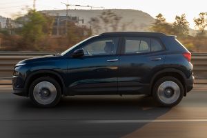 Driving: Side Profile (Left) View Image of Kylaq