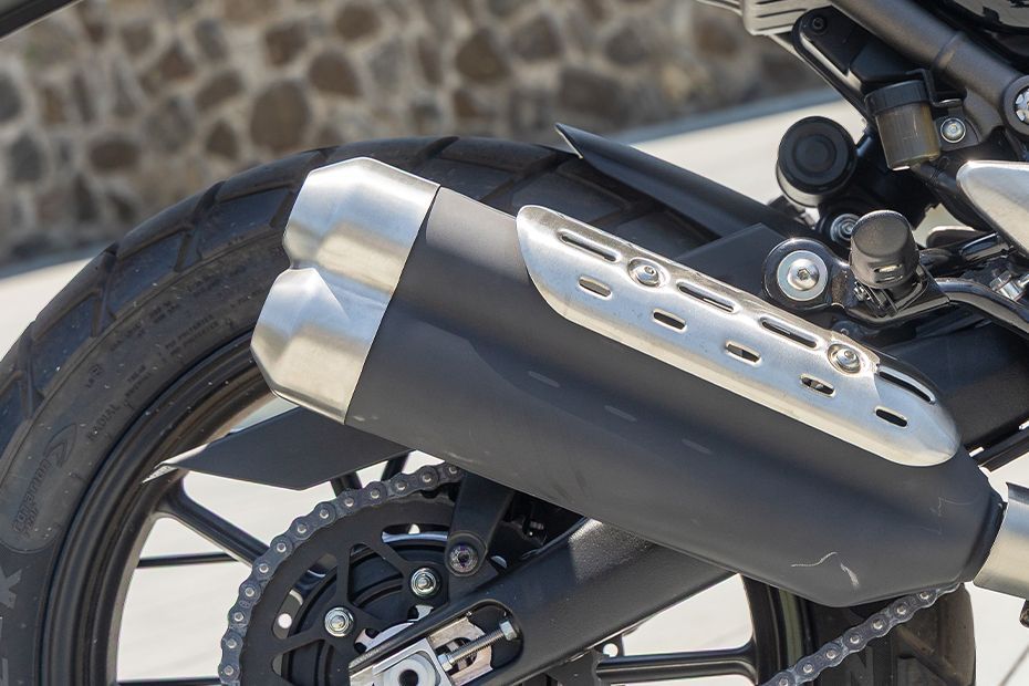 Exhaust (End Can) of Scrambler 400 X