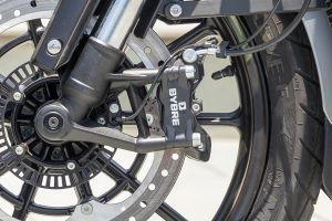 Front Brake Caliper of Scrambler 400 X