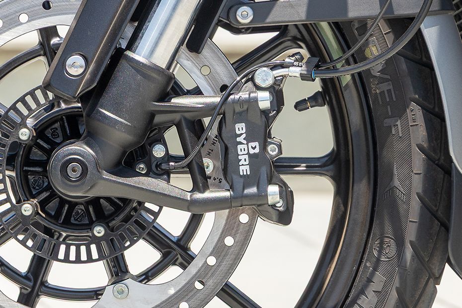 Front Brake Caliper of Scrambler 400 X
