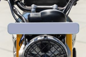 Front Number Plate of Scrambler 400 X