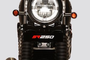 Front Number Plate of SR 250